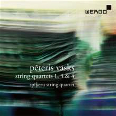 바스크스: 현악 사중주 1, 3, 4번 (Vasks: String Quartets No.1, 3 &amp; 4) (CD) - Spikeru String Quartet