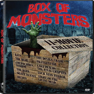 Box Of Monsters: 11-Movie Collection - Bats / The Blob / Chupacabra Terror (박스 오브 몬스터스)(지역코드1)(한글무자막)(DVD)