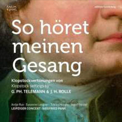 텔레만 &amp; 롤레: 클롭슈토크 시에 의한 성악 작품들 (Klopstock settings by Telemann and Rolle)(CD) - Siegfried Pank