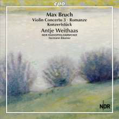 브루흐: 바이올린 협주곡 3번 &amp; 로망스 (Bruch: Violin Concerto No.3 &amp; Romance)(CD) - Antje Weithaas