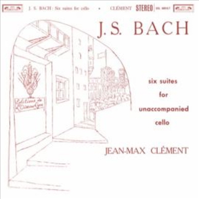 바흐: 무반주 첼로 모음곡 전곡 1번 - 6번 (Bach : Suites for Cello Solo Nos.1 - 6) (180g)(2LP) - Jean-Max Clement