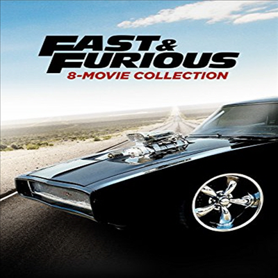 Fast &amp; Furious 8-Movie Collection (분노의 질주 컬렉션)(지역코드1)(한글무자막)(DVD)