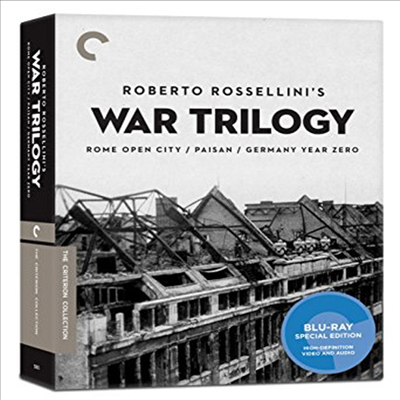 Criterion Coll: Roberto Rossellini's War Trilogy (로베르토 로셀리니 워 트릴로지)(한글무자막)(Blu-ray)