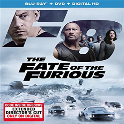 Fate Of The Furious (분노의 질주: 더 익스트림)(한글무자막)(Blu-ray+DVD)