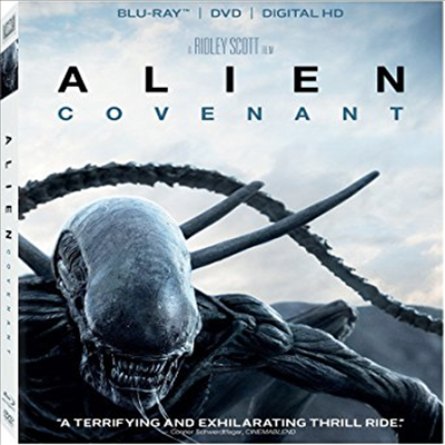 Alien: Covenant (에이리언: 커버넌트) (2017) (한글무자막)(Blu-ray + DVD + Digital HD)