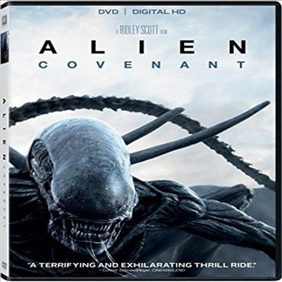 Alien: Covenant (에이리언: 커버넌트) (2017) (지역코드1)(한글무자막)(DVD + Digital HD)