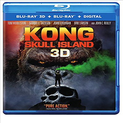 Kong: Skull Island (콩: 스컬 아일랜드)(한글무자막)(Blu-ray 3D+Blu-ray)(BD-R)