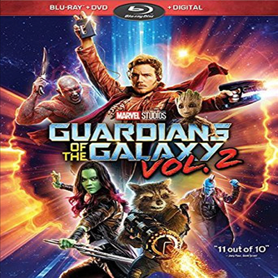 Guardians Of The Galaxy Vol. 2 (가디언즈 오브 갤럭시 VOL. 2) (2017) (한글무자막)(Blu-ray + DVD + Digital)