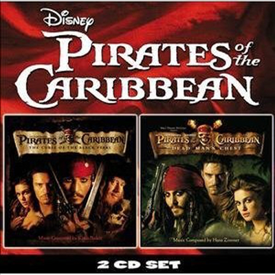 O.S.T. - Pirates of the Caribbean 1+2 (캐리비안의 해적 1 &amp; 2) (Soundtrack)(Slide Pack)(2CD)