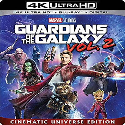Guardians Of The Galaxy Vol. 2 (가디언즈 오브 갤럭시 VOL. 2) (2017) (한글무자막)(4K Ultra HD + Blu-ray + Digital)