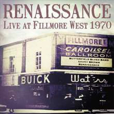 Renaissance - Live At Filmore West 1970 (Limited Edition)(180G)(LP)