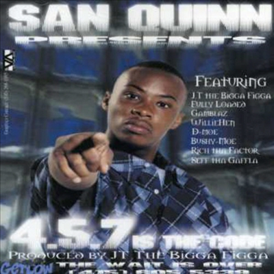 San Quinn - 457 Is The Code (CD)