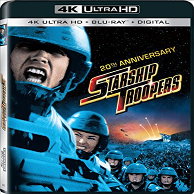 Starship Troopers: 20th Anniversary (스타쉽 트루퍼스) (1997) (한글무자막)(4K Ultra HD + Blu-ray + Digital)