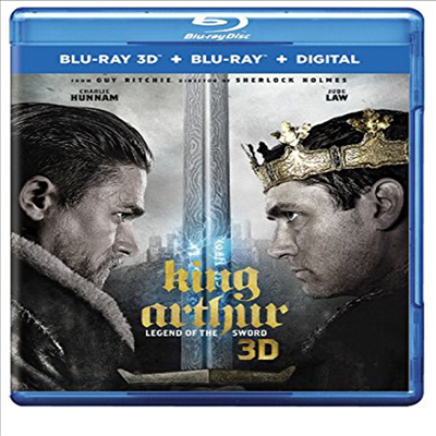 King Arthur: Legend Of The Sword (킹 아서: 제왕의 검)(한글무자막)(Blu-ray 3D+Blu-ray)