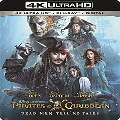 Pirates Of The Caribbean: Dead Men Tell No Tales (캐리비안의 해적: 죽은 자는 말이 없다) (2017) (한글무자막)(4K Ultra HD + Blu-ray + Digital)