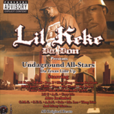 Lil Keke - Undaground: All Stars The Texas Line Up (CD)