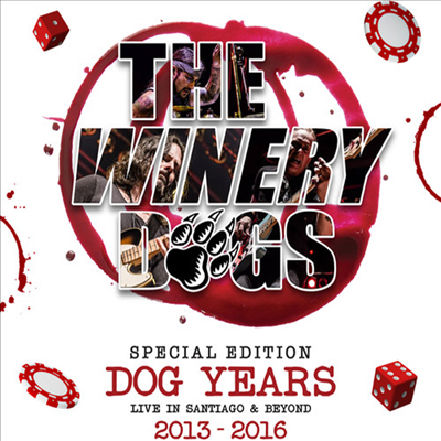 Winery Dogs - Dog Years - Live In Santiago &amp; Beyond 2013-2016 (Deluxe Edition)(Digipack)(Blu-ray+DVD+3CD)(Blu-ray)(2017)