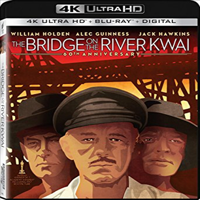 [미개봉] The Bridge On The River Kwai - 60th Anniversary (콰이강의 다리) (1957) (한글자막)(4K Ultra HD + Blu-ray + Digital)