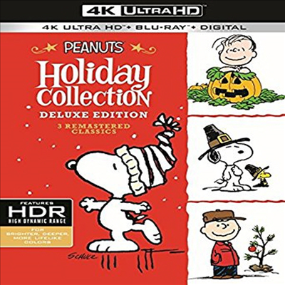 Peanuts Holiday Collection: Deluxe Edition (피너츠 홀리데이 컬렉션) (한글무자막)(4K Ultra HD + Blu-ray + Digital)