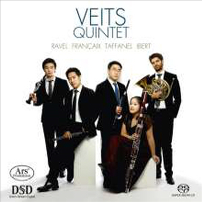 라벨, 프랑세, 타파넬, 이베르: 목관 오중주 (Ravel, Francaix, Taffanel, Ibert: Wind Quintets) (SACD Hybrid) - Veits Quintet