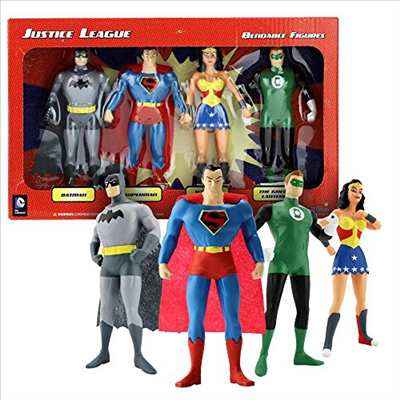 Nj Croce - (엔제이크로체)Justice League 4-Piece Bendable Boxed Set