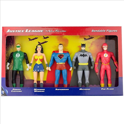 Nj Croce - (엔제이크로체)Justice League: New Frontier 5 Pc Bendable Box Set