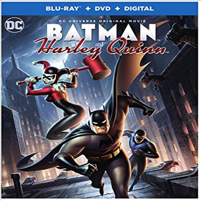 Batman And Harley Quinn (배트맨과 할리 퀸) (2017) (한글무자막)(Blu-ray + DVD + Digital)