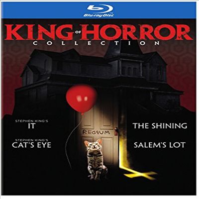 King Of Horror Collection: Salem's Lot (1979) / The Shining (1980) / Cat's Eye (1985) / It (1990) (살렘스 롯 / 샤이닝)(한글무자막)(4Blu-ray)