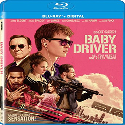 Baby Driver (베이비 드라이버) (2017) (한글무자막)(Blu-ray + Digital)