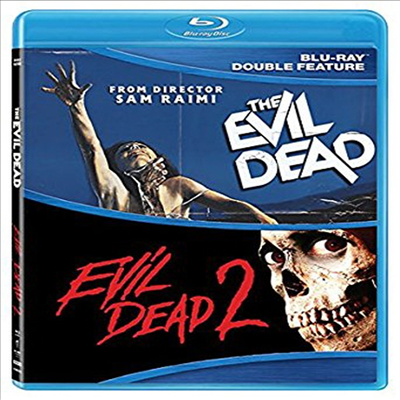 Evil Dead 1 &amp; 2 (이블 데드 1&amp;2)(한글무자막)(Blu-ray)