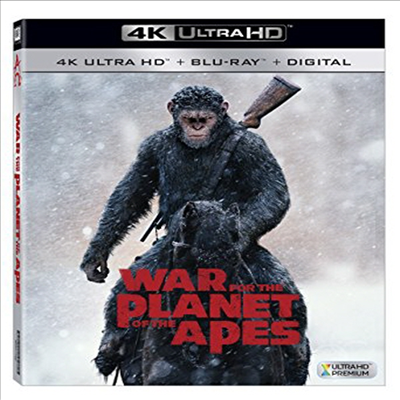 War For The Planet Of The Apes (혹성탈출: 종의 전쟁) (2017) (한글무자막)(4K Ultra HD + Blu-ray + Digital)