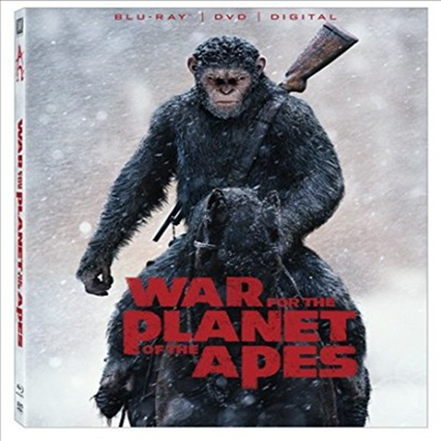 War For The Planet Of The Apes (혹성탈출: 종의 전쟁) (2017) (한글무자막)(Blu-ray + DVD + Digital)