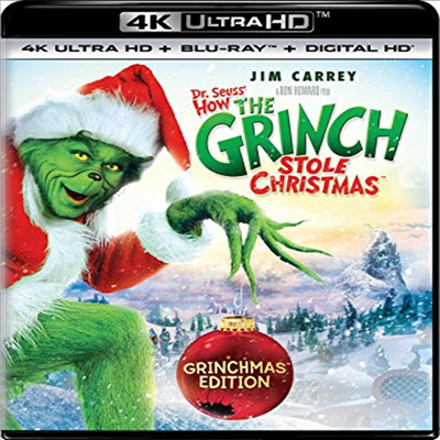 Dr. Seuss' How The Grinch Stole Christmas (그린치) (2000) (한글무자막)(4K Ultra HD + Blu-ray + Digital HD)