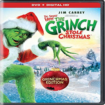 Dr. Seuss' How The Grinch Stole Christmas (그린치) (2000) (지역코드1)(한글무자막)(DVD + Digital HD)