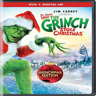 Dr. Seuss&#39; How The Grinch Stole Christmas (그린치) (2000) (지역코드1)(한글무자막)(DVD + Digital HD)