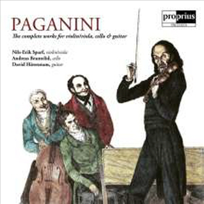 파가니니: 기타가 함께하는 실내악 작품집 (Paganini: Chamber Works With Guitar)(CD) - Nils-Erik Sparf