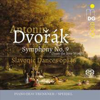 드보르작: 두 대의 피아노로 연주하느 - 교향곡 9번 '신세계로부터' & 슬라브 무곡 (Dvorak: Two Pianos - Symphony No.9 'From The New World' & Slavonic Dances Nos.1 - 8) (SACD Hybrid) - Piano Duo Trenkner &