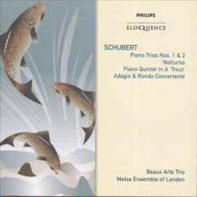 슈베르트: 피아노 삼중주 1, 2번 &amp; 피아노 오중주 &#39;송어&#39; (Schubert: Piano Trios Nos.1, 2 &amp; Piano Quintet &#39;The Trout&#39;) (2CD)(CD) - Beaux Arts Trio