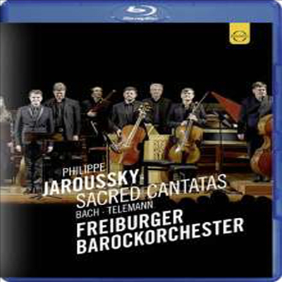 바흐 &amp; 텔레만: 종교음악 작품집 (Bach &amp; Telemann: Sacred Cantatas) (Blu-ray)(2017) - Philippe Jaroussky