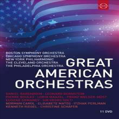 위대한 미국의 관현악단 (Great American Orchestras) (11DVD Boxset) (2017)(DVD) - Daniel Barenboim