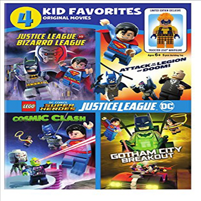 4 Kid Favorites: Lego Dc Super Heroes (레고 DC 슈퍼 히어로즈)(지역코드1)(한글무자막)(DVD)