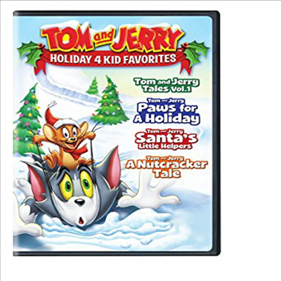 Tom &amp; Jerry Holiday 4 Kid Favorites (톰과 제리)(지역코드1)(한글무자막)(DVD)