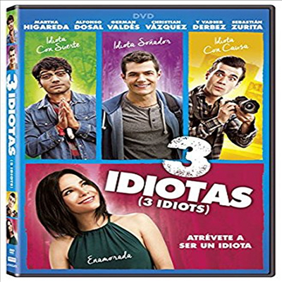 3 Idiotas (3 이디엇)(지역코드1)(한글무자막)(DVD)