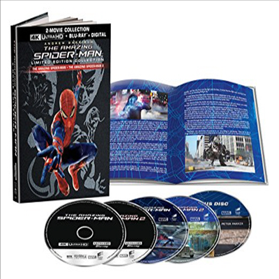 The Amazing Spider-Man / The Amazing Spider-Man 2 (어메이징 스파이더맨 1 &amp; 2) (4K Ultra HD + Blu-ray + Digital)(한글무자막)