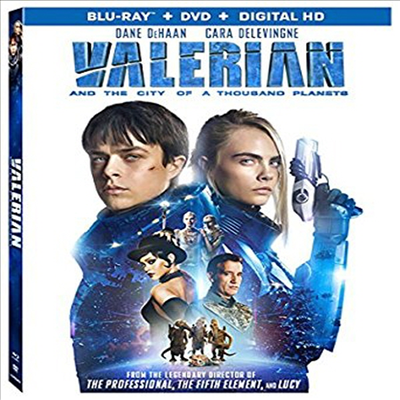 Valerian And The City Of A Thousand Planets (발레리안: 천 개 행성의 도시) (2017) (한글무자막)(Blu-ray + DVD + Digital HD)