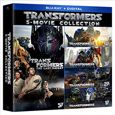 Transformers: The Last Knight - 5 Movie Collection (트랜스포머 컬렉션)(한글무자막)(Blu-ray)