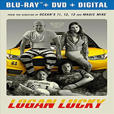 Logan Lucky (로건 럭키) (2017) (한글무자막)(Blu-ray + DVD + Digital)