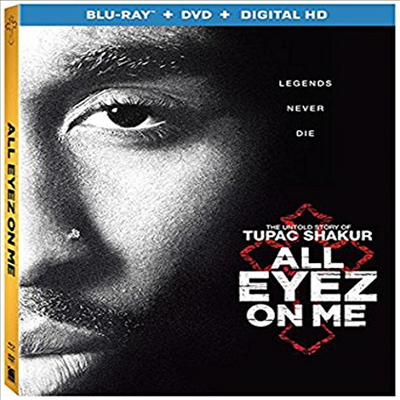 All Eyez On Me (올 아이즈 온 미)(한글무자막)(Blu-ray+DVD)