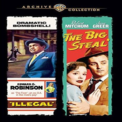 Illegal/The Big Steal (일레갈/더 빅 스틸) (지역코드1)(한글무자막)(DVD-R)