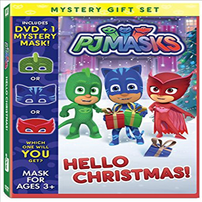 PJ Masks: Hello Christmas Mystery Mask Gift Set (헬로우 크리스마스 마스크 기프트 셋트)(지역코드1)(한글무자막)(DVD)